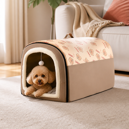 Ortekor Self-Warming Cozy Pet Cave Bed