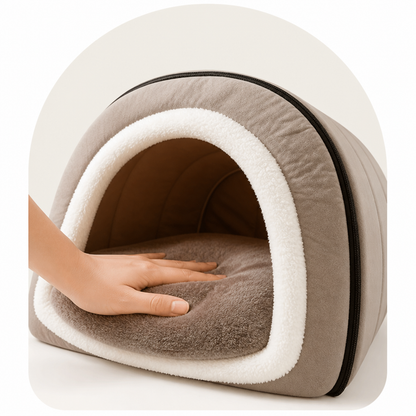 Ortekor Self-Warming Cozy Pet Cave Bed