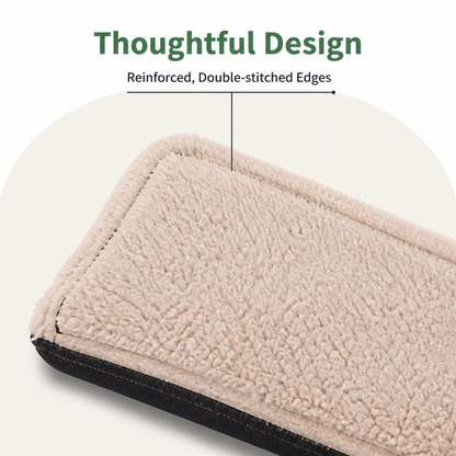 Ortekor Self-Warming Plush Faux Fur Pet Mat (Machine Washable)