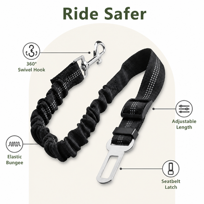 Ortekor Shock Absorbing Adjustable Seat Belt Tether