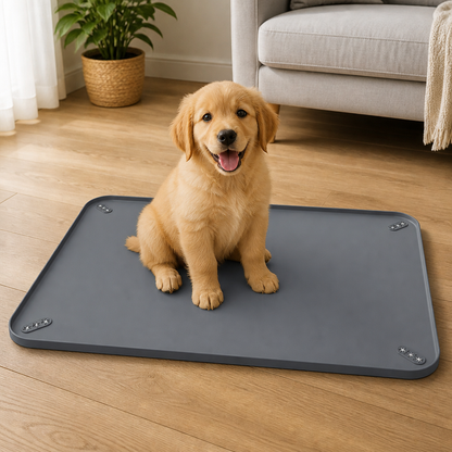 Ortekor Silicone Leak-Proof Raised-Edge Pee Pad Holder