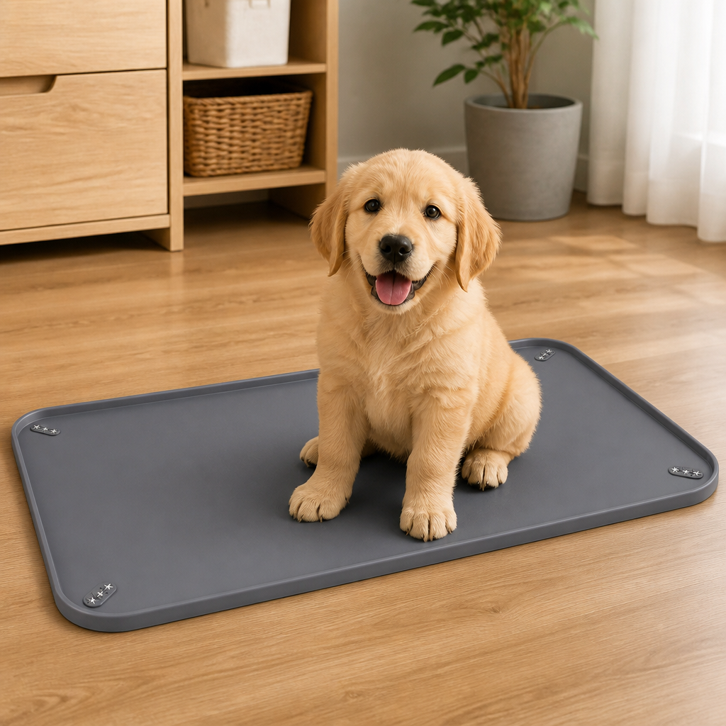 Ortekor Silicone Leak-Proof Raised-Edge Pee Pad Holder