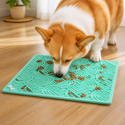 Ortekor Silicone Suction-Cup Slow-Feeder Snuffle Mat