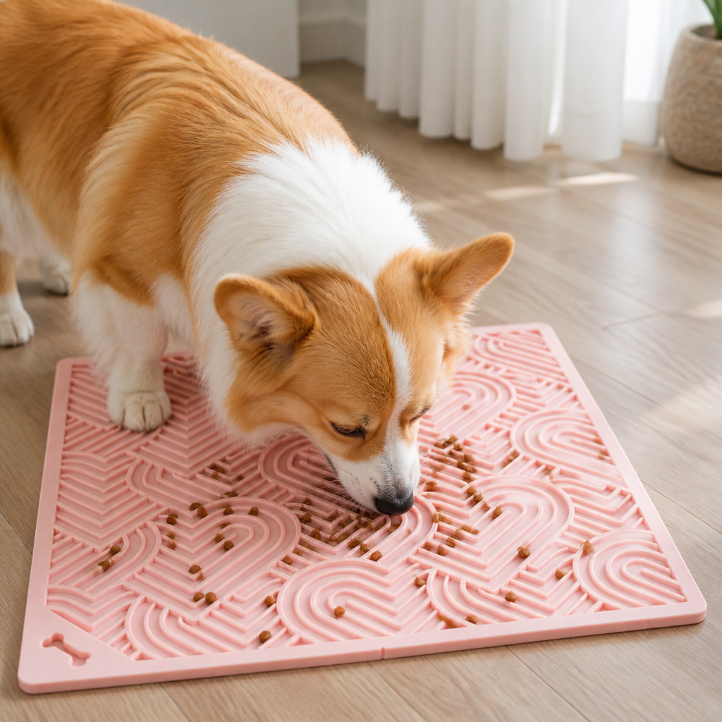 Ortekor Silicone Suction-Cup Slow-Feeder Snuffle Mat