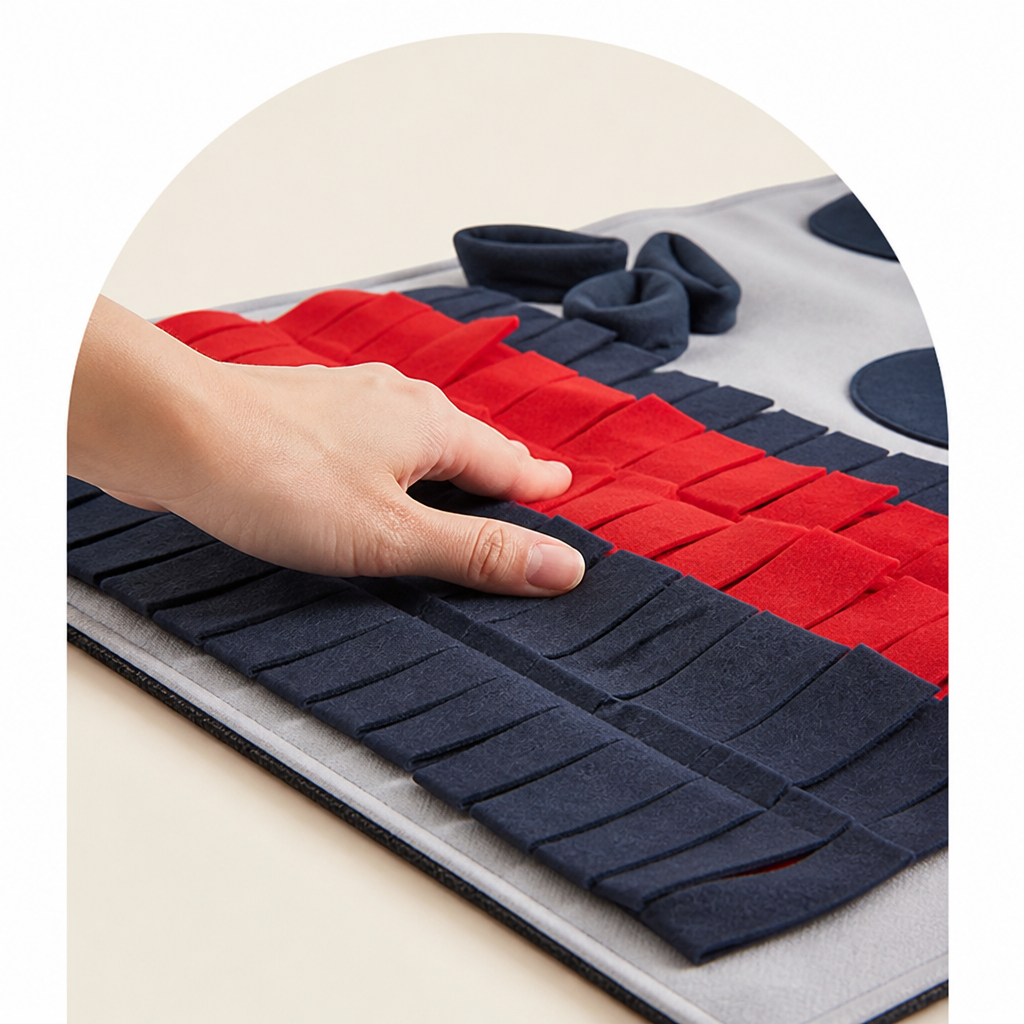 Ortekor Slow-Feed & Scent-Training Dog Snuffle Mat (Washable)