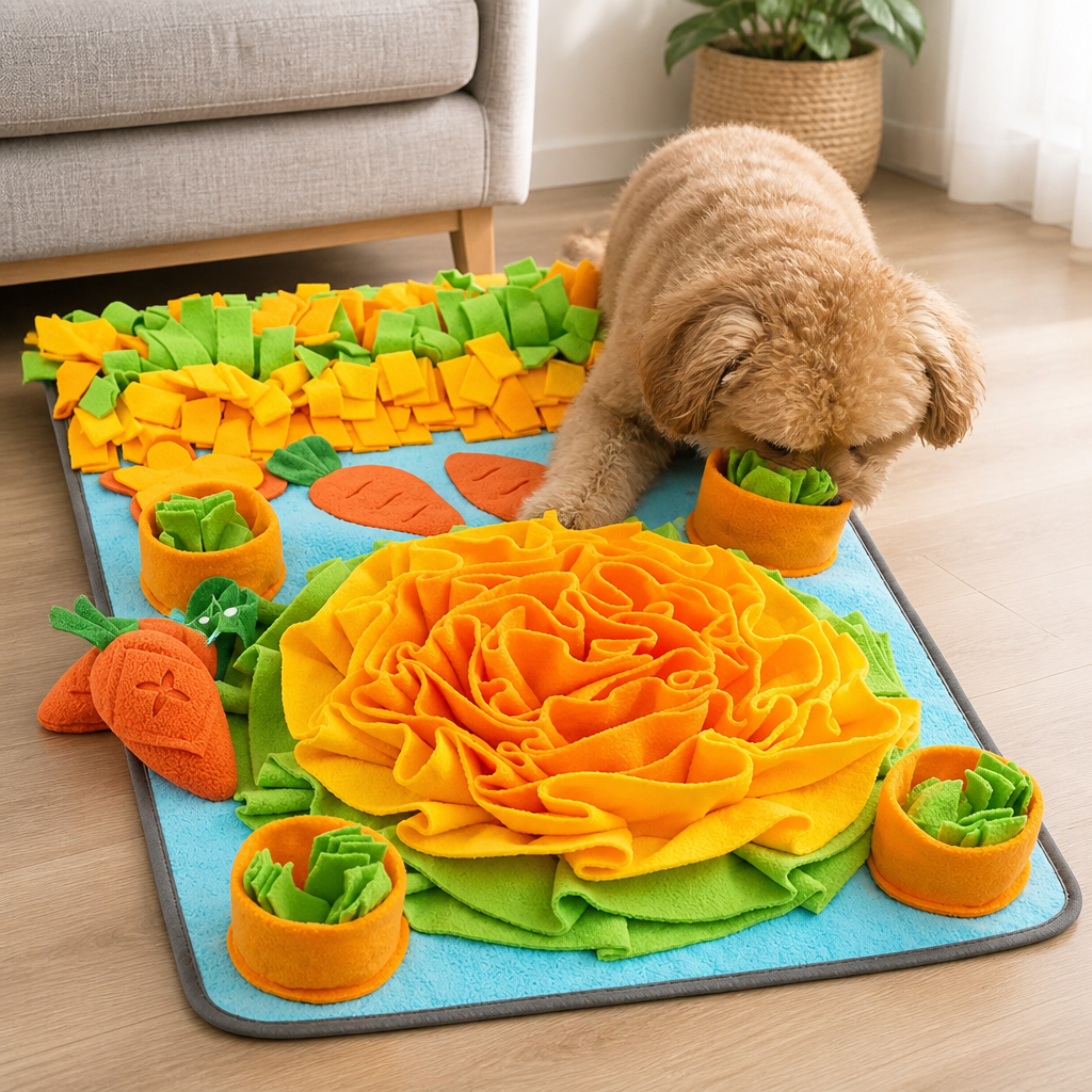 Ortekor Slow-Feeder & Washable Snuffle Mat