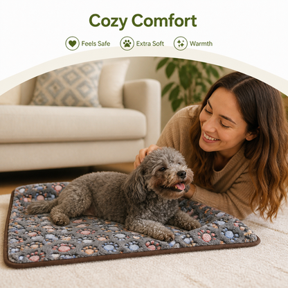 Ortekor Soft Fluffy Flannel Pet Blanket (Multiple Sizes & Patterns)