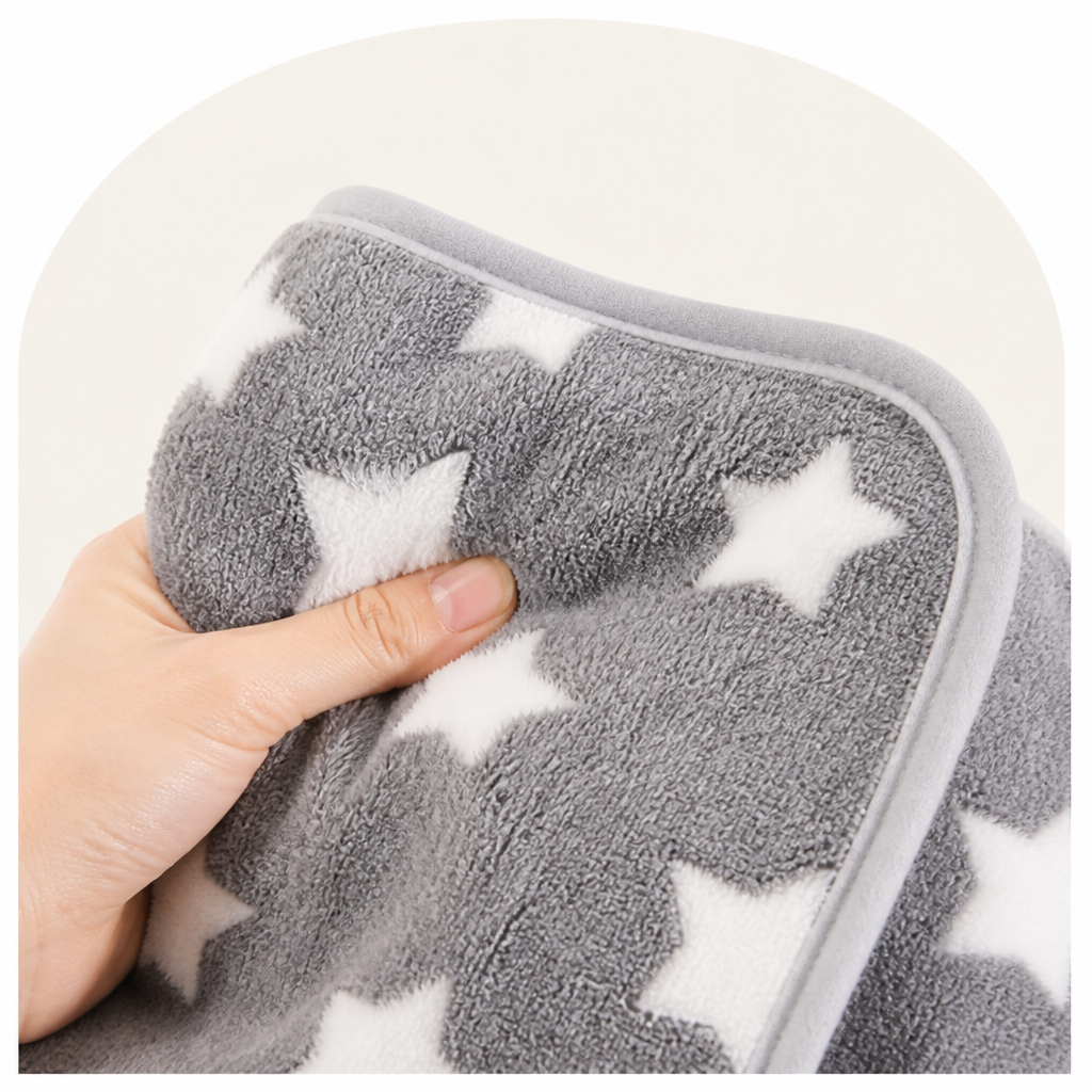 Ortekor Soft Fluffy Fleece & Machine-Washable Pet Blanket