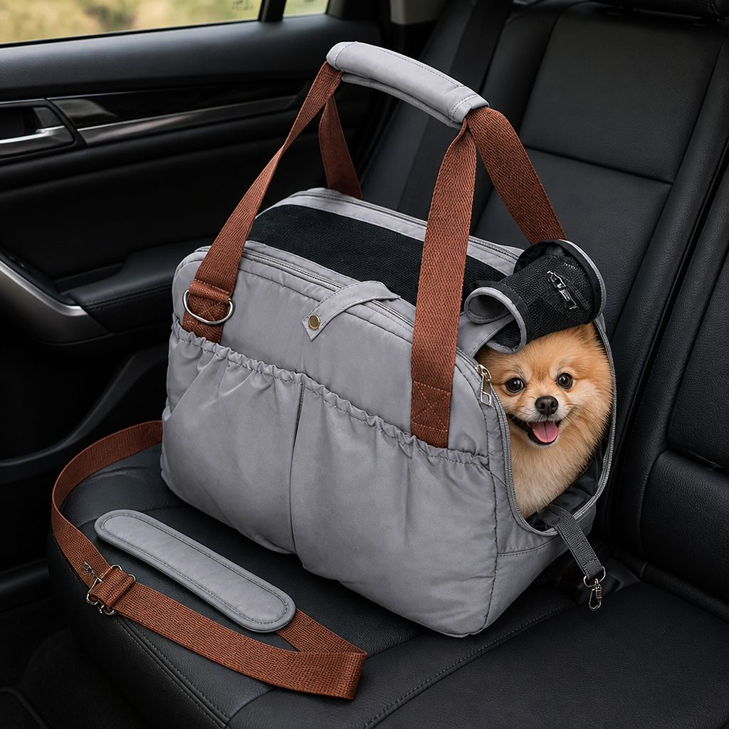 Ortekor Soft-Sided & Breathable Travel Carrier (Car Seat Compatible)