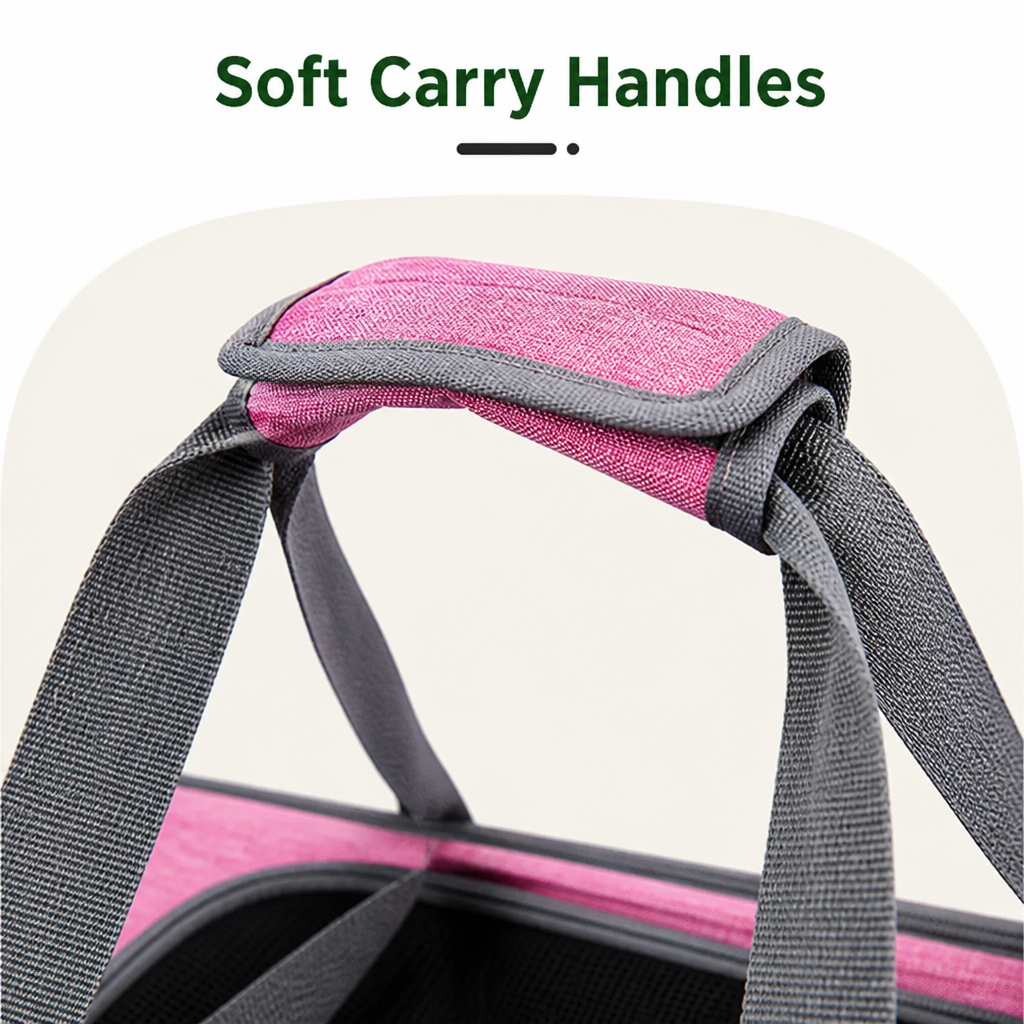 Ortekor Soft-Sided Spacious Travel Carrier