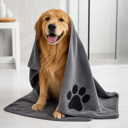 Ortekor Super Absorbent Quick-Dry Microfiber Pet Towel