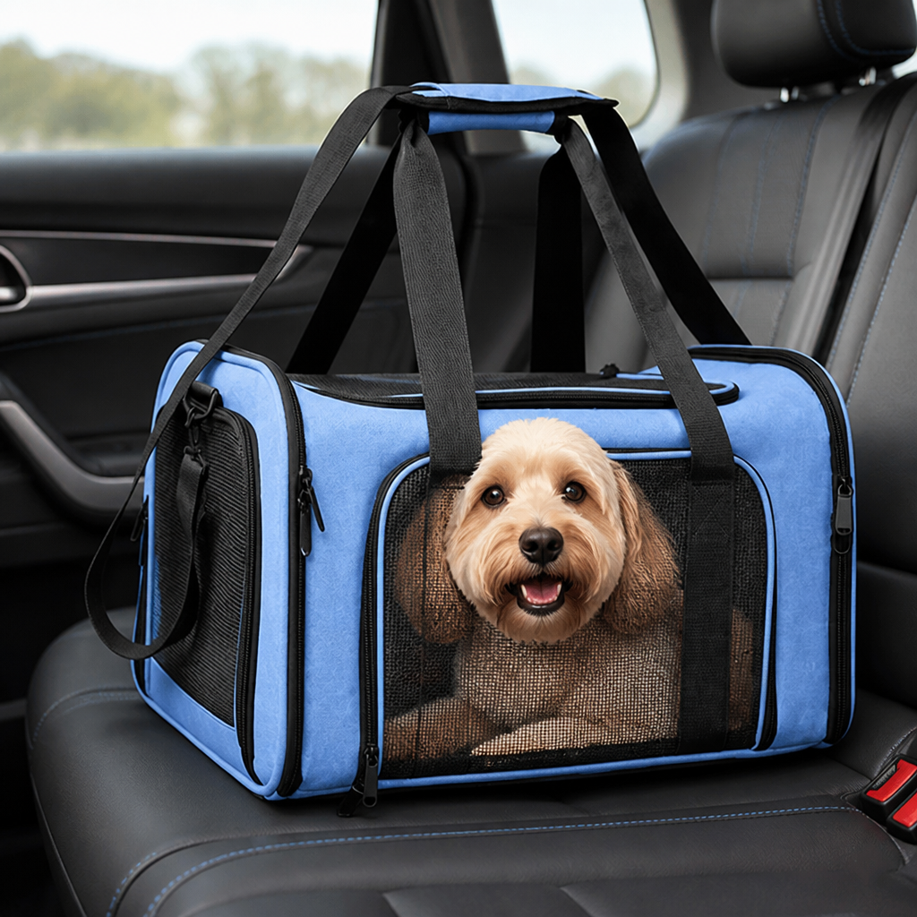 Ortekor TSA-Approved Collapsible Mesh Travel Carrier
