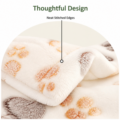 Ortekor Thermal Plush Coral Fleece Pet Blanket