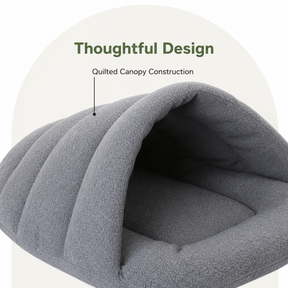 Ortekor Thick Fleece & Calming Cave Bed