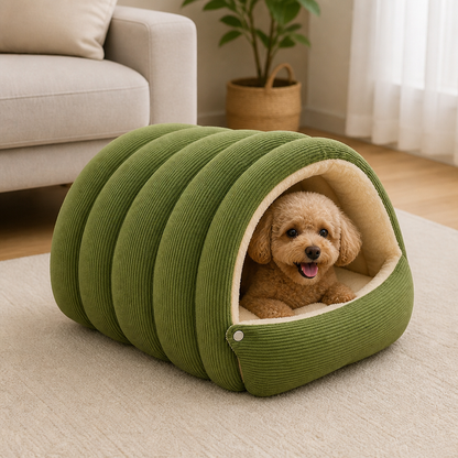 Ortekor Thick Plush & Detachable Cat Cave Bed