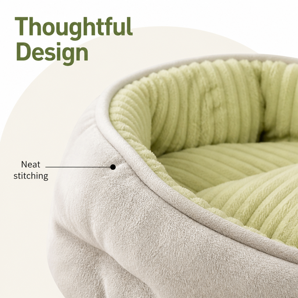 Ortekor Thickened Warm All-Season Dog Bed