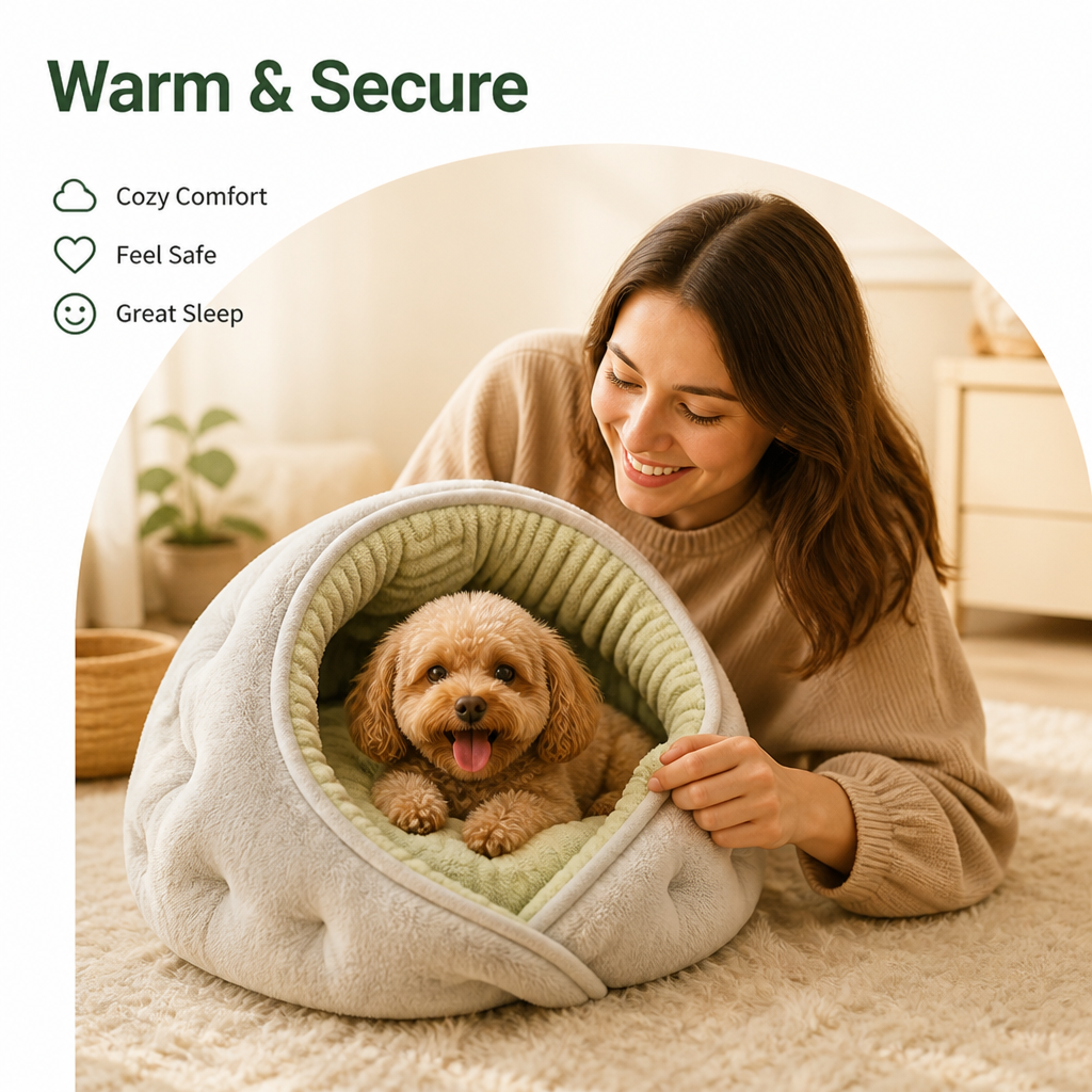 Ortekor Thickened Warm All-Season Dog Bed