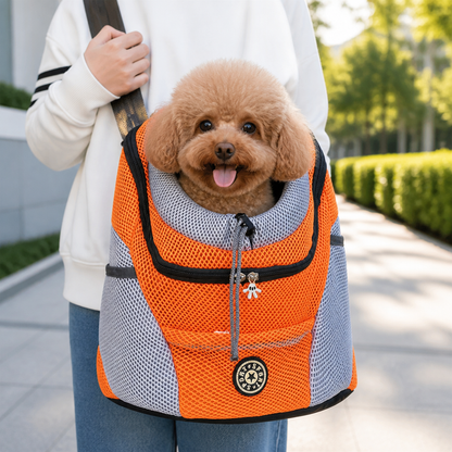 Ortekor Top-Entry Exposed-Leg & Adjustable Strap Pet Sling Carrier
