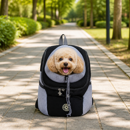 Ortekor Top-Entry Exposed-Leg & Adjustable Strap Pet Sling Carrier