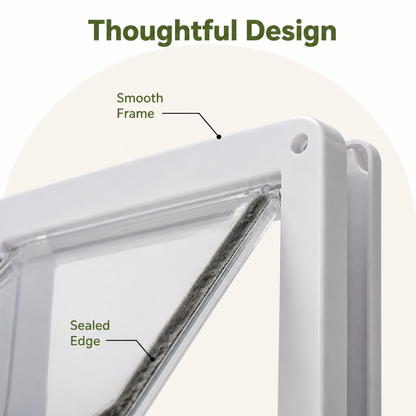 Ortekor Two-Way Locking Pet Door (Door & Wall Mount)