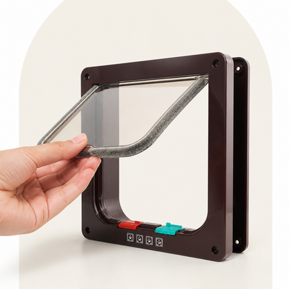 Ortekor Two-Way Locking Pet Door (Door & Wall Mount)