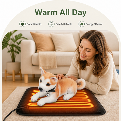 Ortekor USB Constant-Temp & Soft Fleece Heated Pet Pad