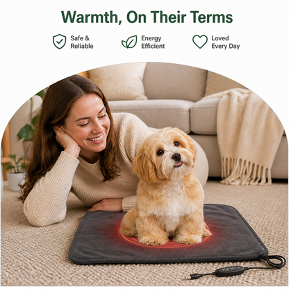 Ortekor USB Heated & Washable Pet Pad (Detachable Heating Insert)