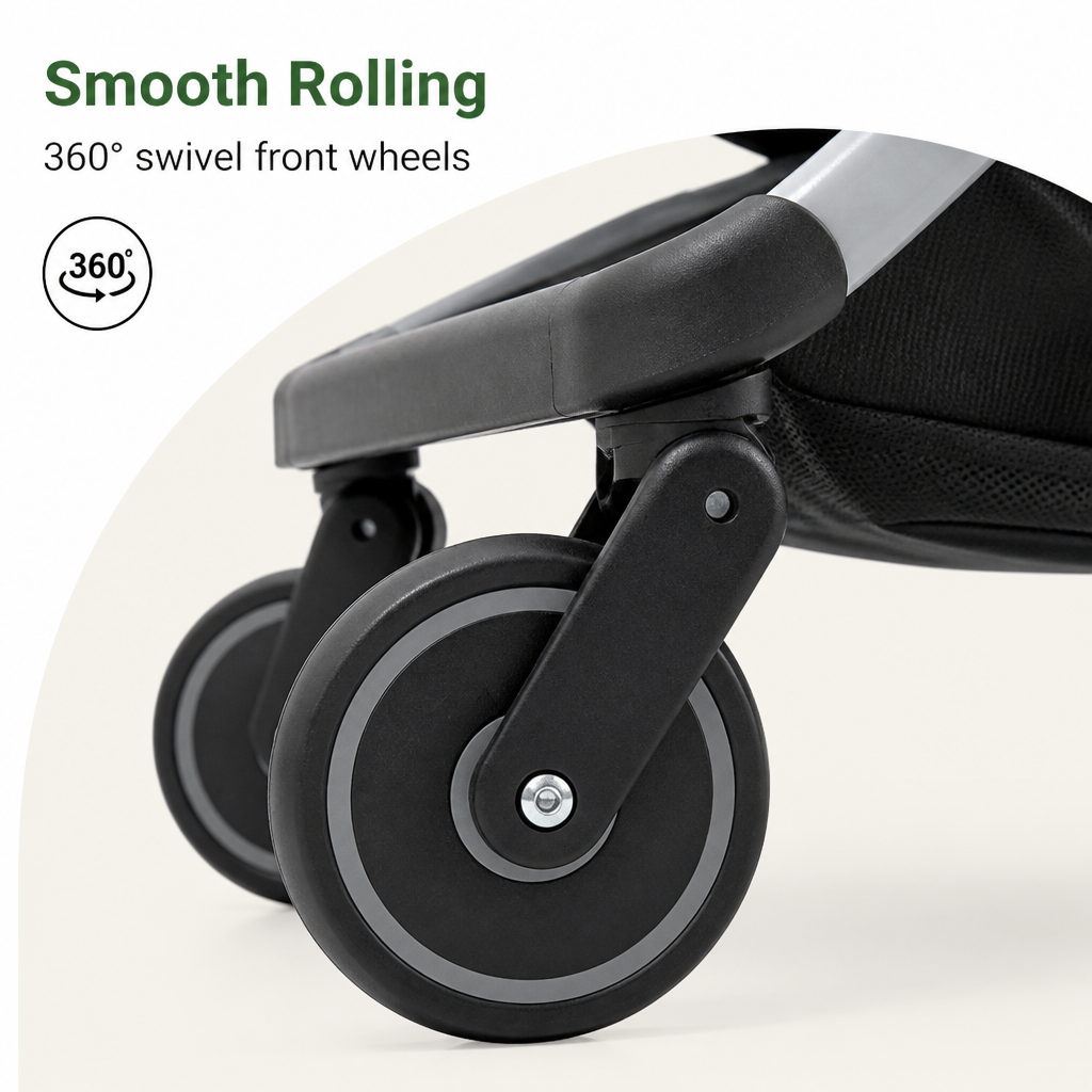 Ortekor Ultra-Light & Foldable Pet Stroller (Two-Pet Capacity)