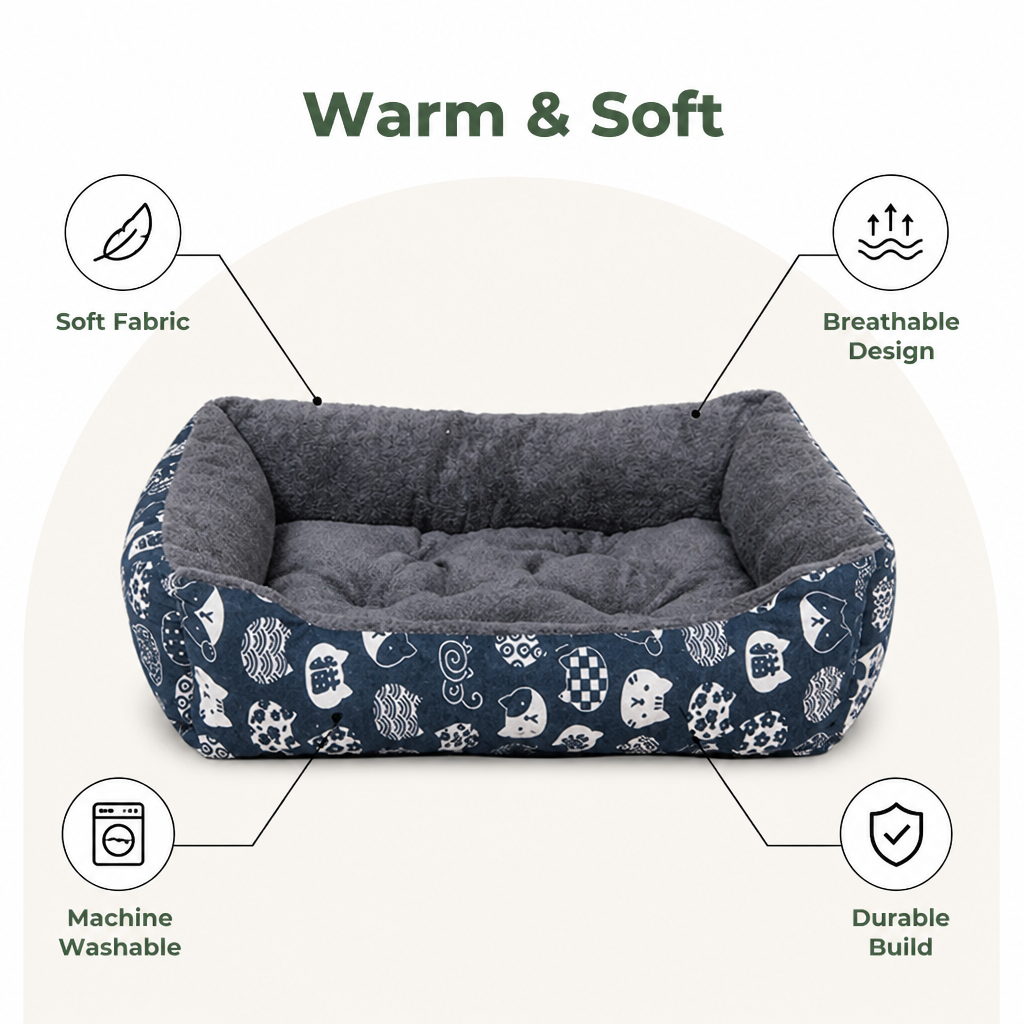Ortekor Warm & Cozy Washable Pet Mat (Multiple Sizes)