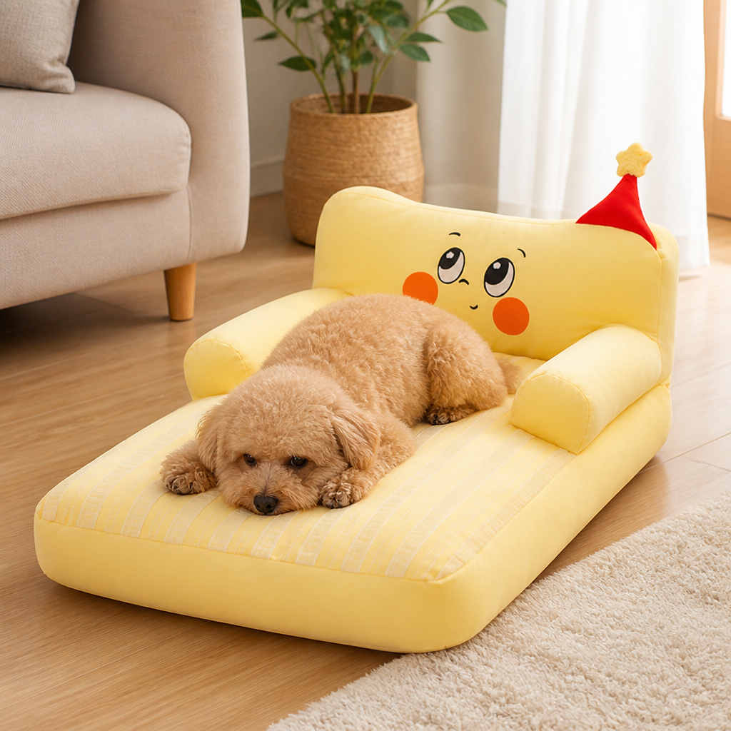 Ortekor Warm Plush Bolster Dog Bed