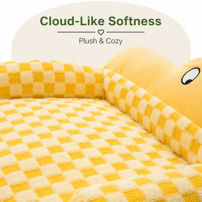 Ortekor Warm Plush Bolster Dog Bed