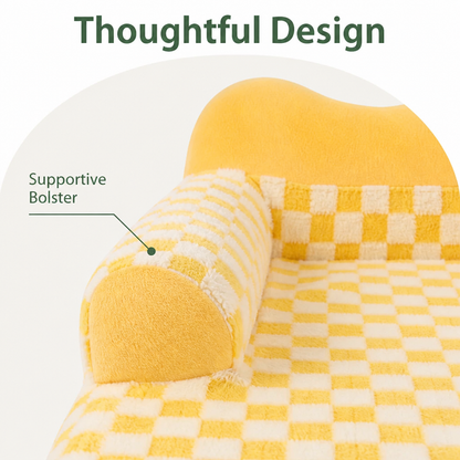 Ortekor Warm Plush Bolster Dog Bed