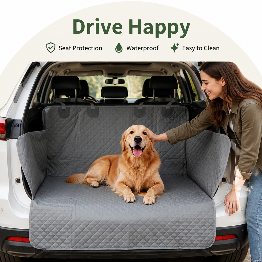 Ortekor Waterproof 600D Oxford Trunk Cargo Cover