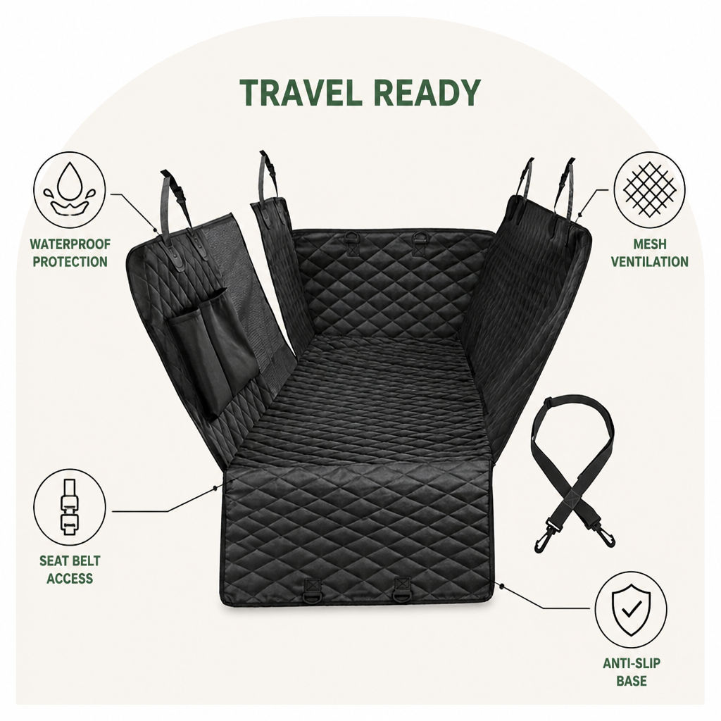 Ortekor Waterproof Anti-Slip Car Seat Cover