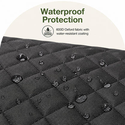 Ortekor Waterproof Hard-Bottom Car Seat Extender (Removable & Washable)