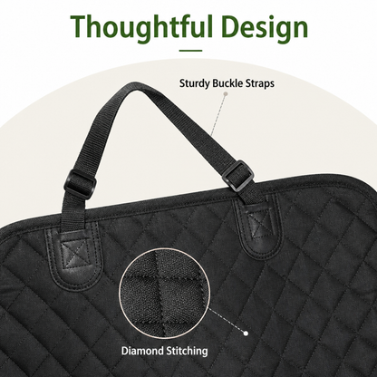Ortekor Waterproof Hard-Bottom Car Seat Extender (Removable & Washable)