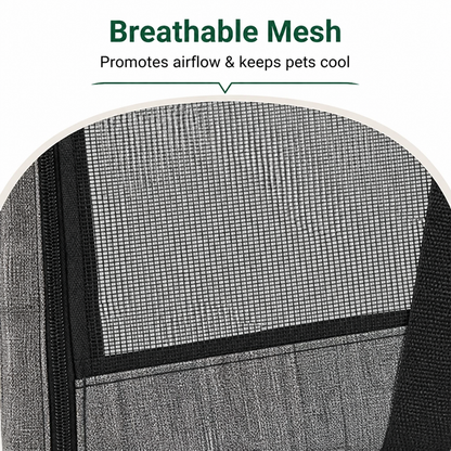 Ortekor Waterproof Mesh & Safety Attachments Pet Car Seat