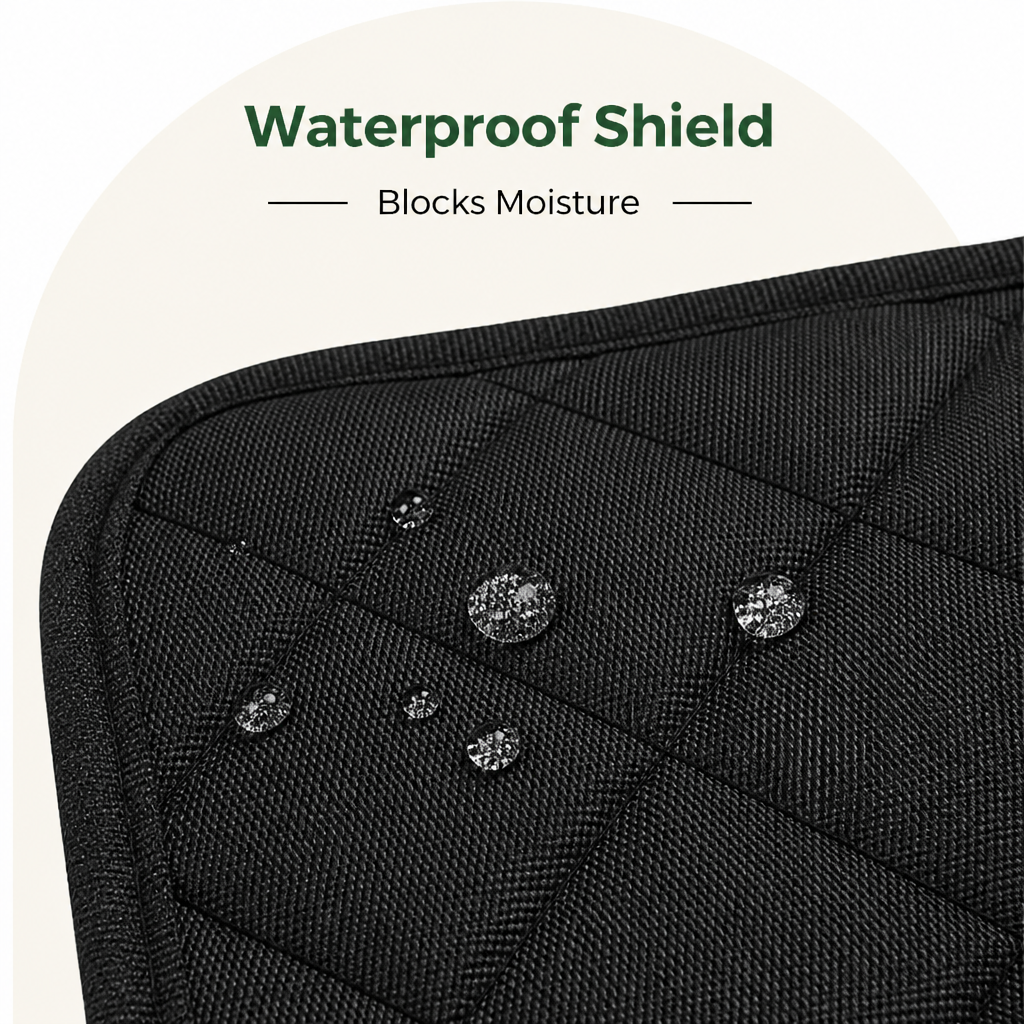 Ortekor Waterproof & Non-Slip Back Seat Dog Cover (Convertible)