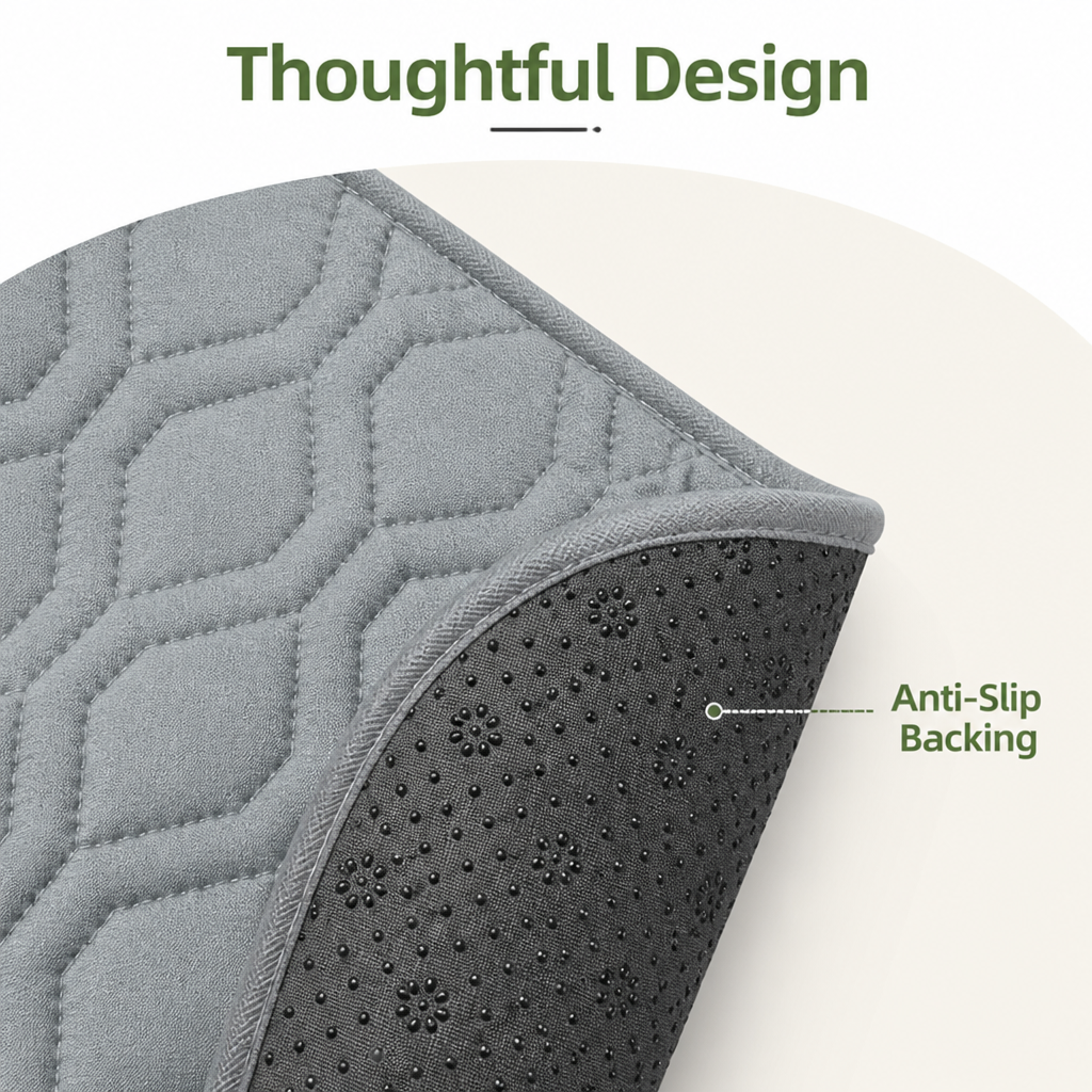 Ortekor Waterproof Non-Slip Quilted Sofa & Bed Protector