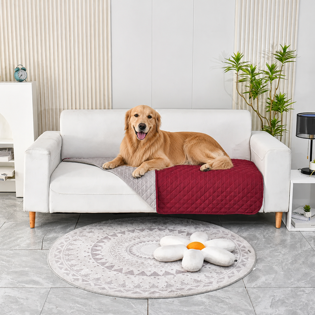 Ortekor Waterproof Non-Slip Quilted Sofa & Bed Protector