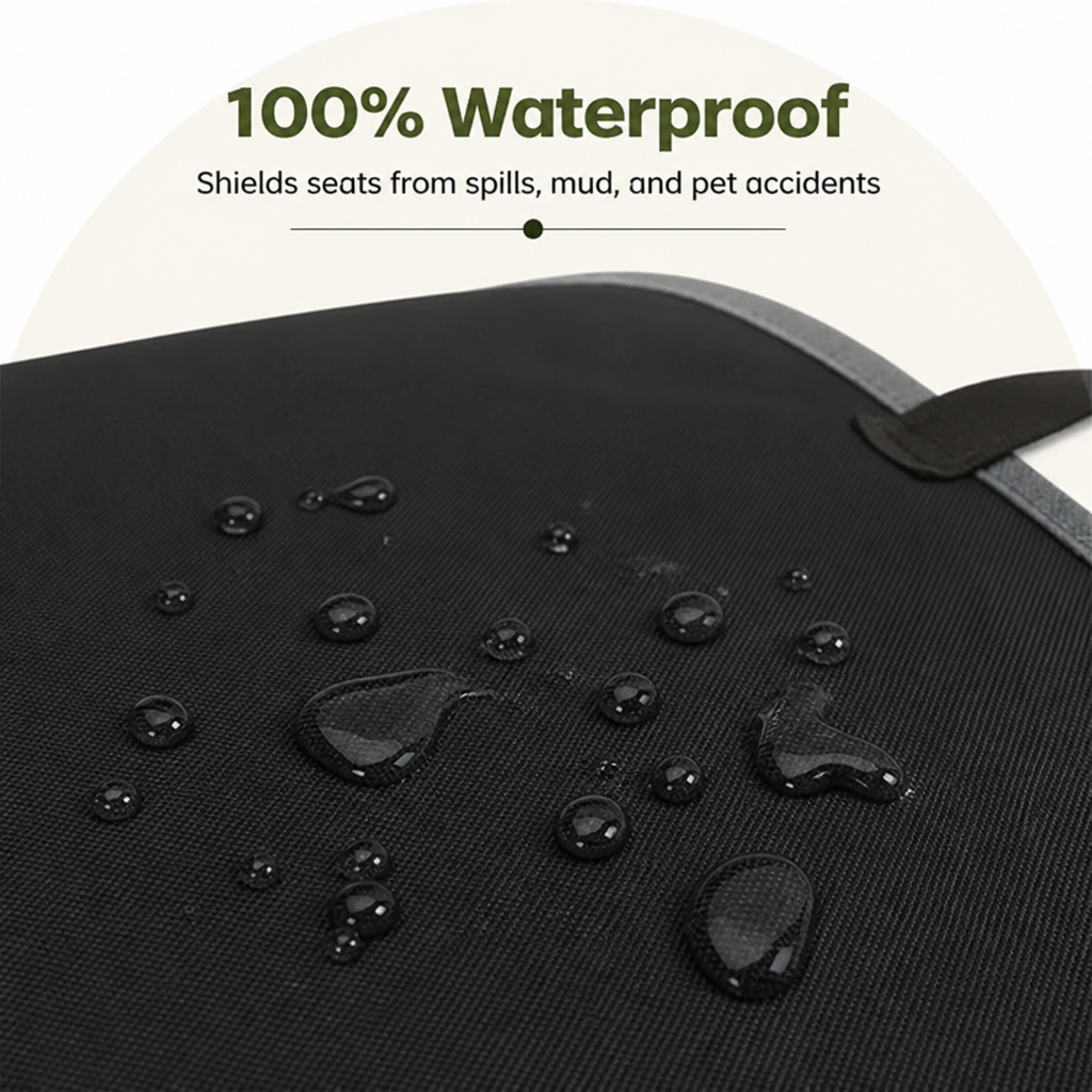Ortekor Waterproof Oxford & Non-Slip Car Seat Cover