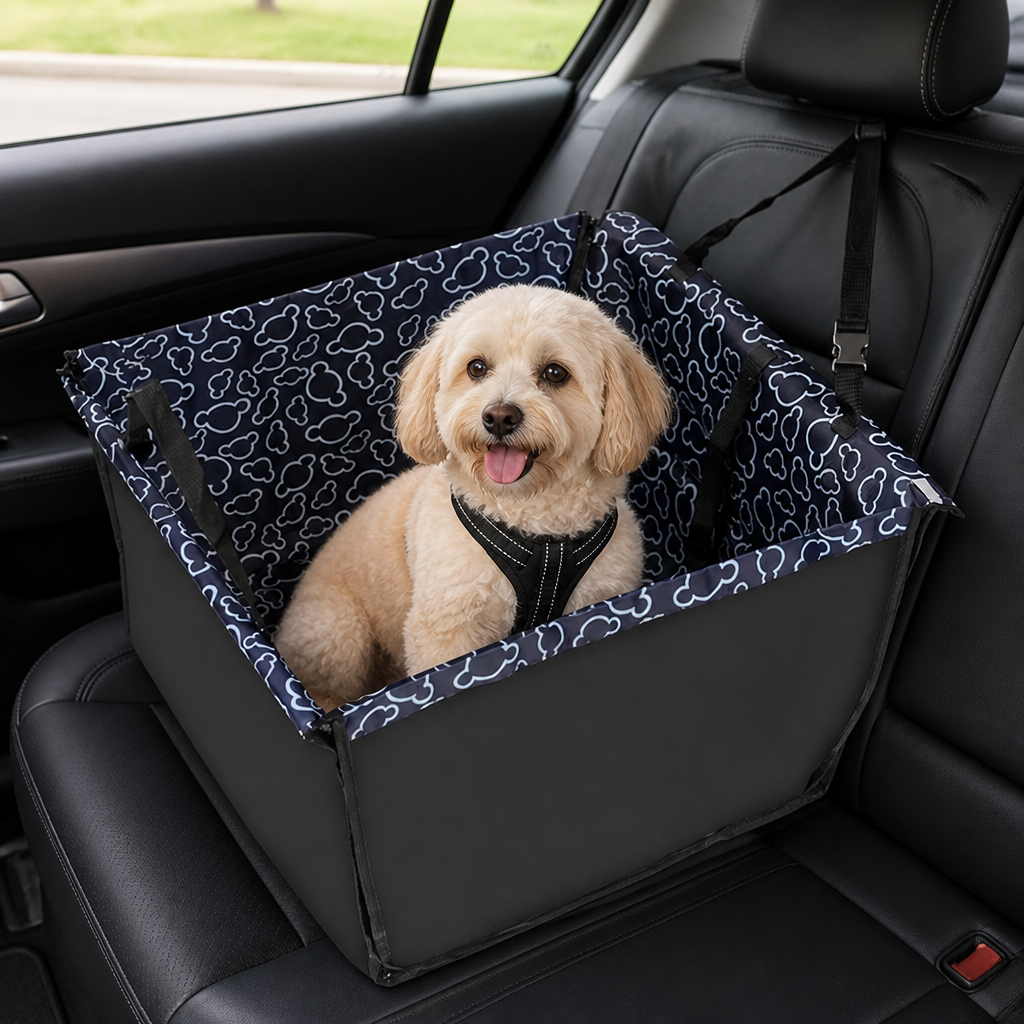 Ortekor Waterproof Oxford Pet Car Seat Hammock