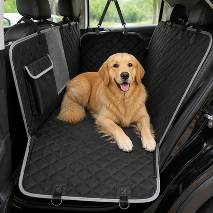 Ortekor Waterproof Oxford & Scratch-Resistant Car Backseat Cover (Non-Zippered Mesh)