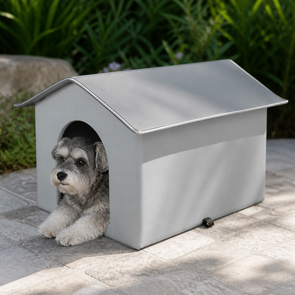 Ortekor Waterproof Plush Insulated Pet Cave (Foldable & Washable)