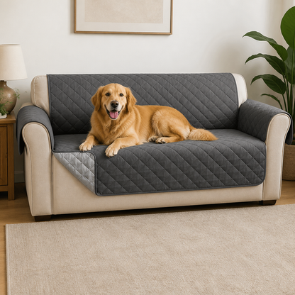 Ortekor Waterproof Quilted Stretch Sofa Slipcover (Universal Fit)