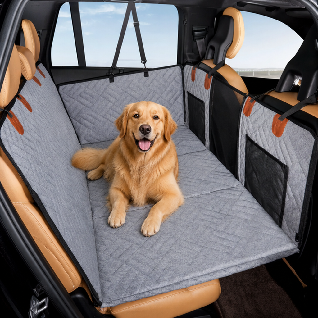 Ortekor Waterproof & Scratch-Proof Hammock Car Seat Cover (Removable)
