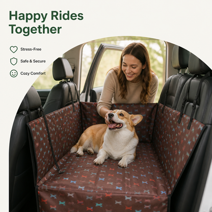 Ortekor Waterproof & Scratch-Resistant Oxford Hammock Car Seat Cover (Foldable)