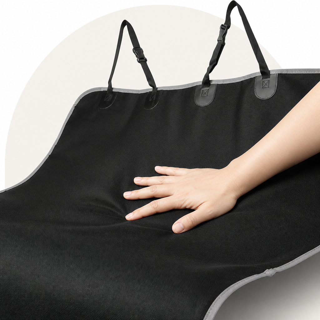 Ortekor Waterproof & Scratch-Resistant Padded Oxford Back Seat Hammock (Universal Fit)