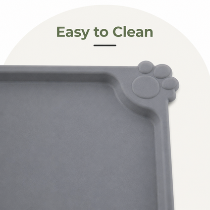 Ortekor Waterproof Silicone & Easy-Clean Pet Feeding Mat