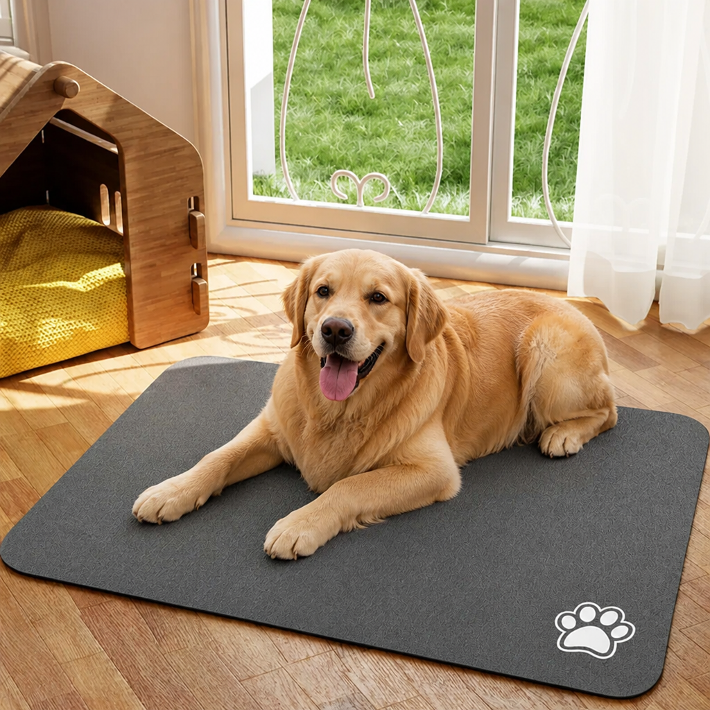 Ortekor Waterproof & Super-Absorbent Non-Slip Feeding Mat